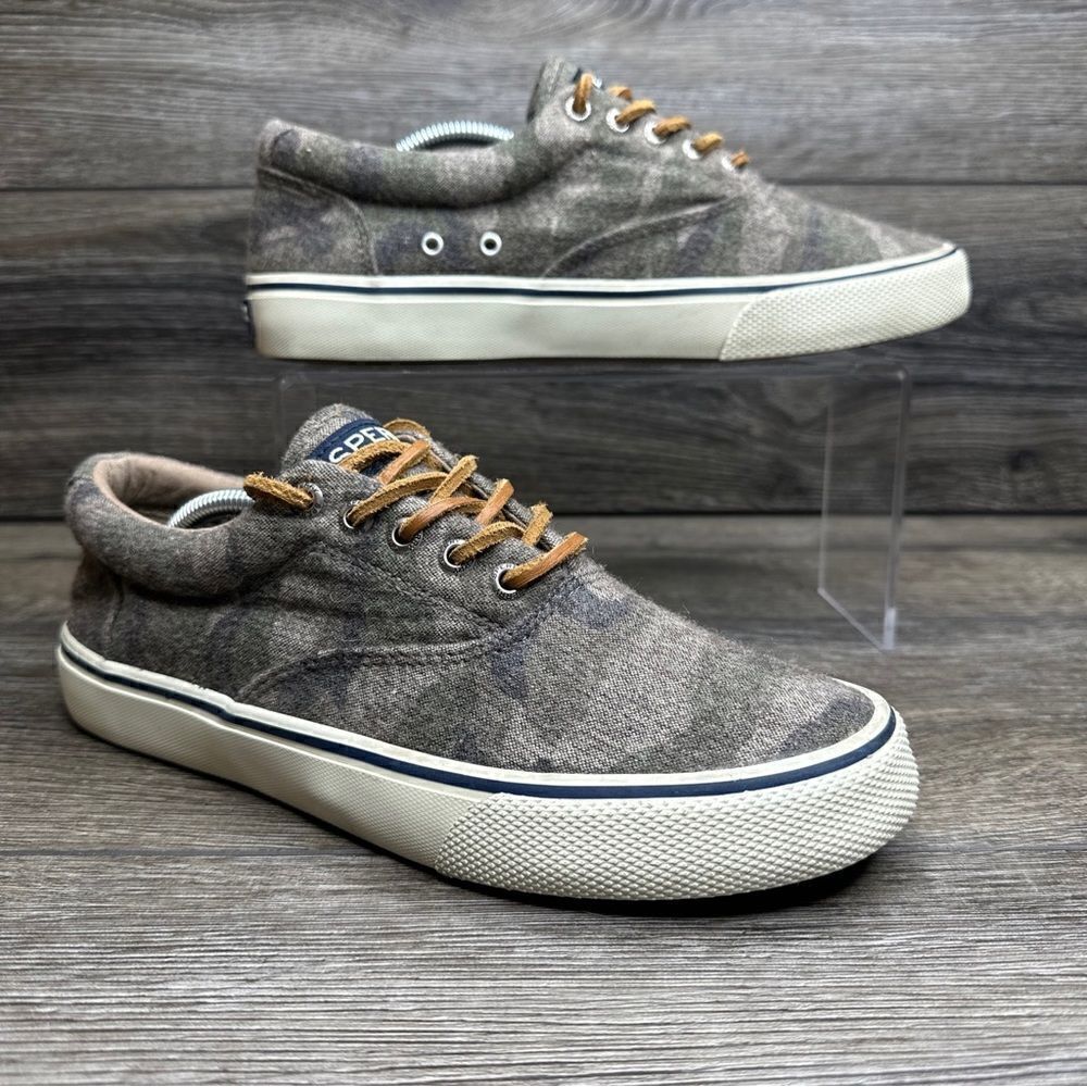 Sperry Men's Striper II CVO Camo Sneaker - Camo Size 7 Shoes
